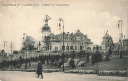 BELGIQUE - Exposition De Bruxelles - Entrée De L'exposition - Carte Postale Ancienne - Expositions Universelles