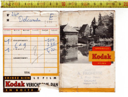 67430 - MAP VOOR FOTOS - DOSSIER POUR PHOTOS - KODAK - A. FAIDHERBE  DOUAI - Materiaal & Toebehoren