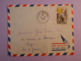 DE6 AOF  BELLE LETTRE  1952 DAKAR   A  AGEN FRANCE  +N°46  +AFFR. INTERESSANT+++ - Cartas & Documentos