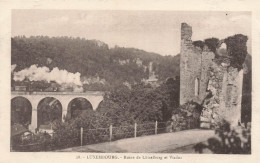 Luxembourg - Ruine De Lützelburg Et Viaduc -  Carte Postale Ancienne - Luxemburg - Stadt