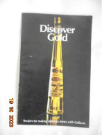Discover Gold Recipes For Making Delicious Drinks With Liquore Galliano - McKesson Liquor Co. 1970 - Noord-Amerikaans
