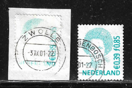 2001 Koningin Beatrix € 0,39 / 85 Ct NVPH 1984 Met Grotendeels Weggevallen Druk Op Briefstukje - Plaatfouten En Curiosa