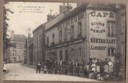 CPA 51 - RILLY La MONTAGNE - Avenue De La Gare - Vue Vers La Rue De Chigny TB ANIMATION Cyclistes Bicyclette HOTEL - Rilly-la-Montagne