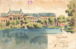 ALLEMAGNE - Der Grosse Teich - Düsseldorf - Colorisé -  Carte Postale Ancienne - Autres & Non Classés