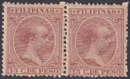 Philippines 1892 Sc 169 Filipinas Ed 101 Pair MNH** Some Gum Crazing - Philippines