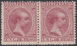 Philippines 1897 Sc 143 Filipinas Ed 122 Pair MNH** - Philippines
