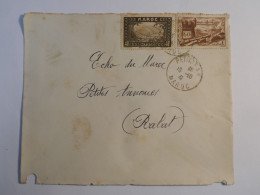 DE6 MAROC   BELLE LETTRE   1941 PETIT JEAN  A RABAT+  +AFFR. INTERESSANT+++ - Covers & Documents