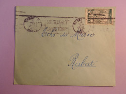 DE6 MAROC   BELLE LETTRE   1945  RABAT+  +AFFR. INTERESSANT+++ - Storia Postale