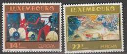 Luxembourg Europa 1993 N° 1268/ 1269 ** Art Contemporain - 1993