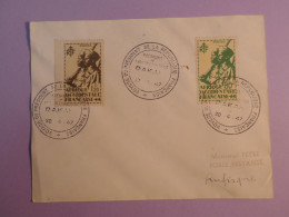 DE6 AOF BELLE LETTRE   1947  DAKAR A RUFISQUE   +  +AFFR. INTERESSANT+++ - Briefe U. Dokumente