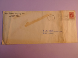 DE6  CANADA BELLE LETTRE PRIVEE  1947  TORONTO A LYON  FRANCE  +  +AFFR. INTERESSANT+++ - Lettres & Documents