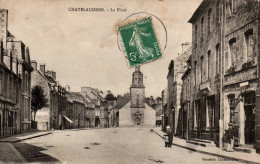 N°115231 -cpa Châtelaudren -la Place- - Châtelaudren