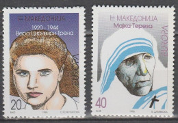 Macedoine Europa 1996 N° 91/ 92 ** Femmes Celebres - 1996