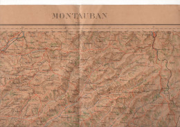 Montauban (82) Carte  1/800.000e  Couleur  (M6040) - Cartes Topographiques