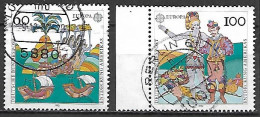 ALLEMAGNE   -  1992 .  Y&T N° 1436 à 1437  Oblitérés   .      EUROPA - 1992