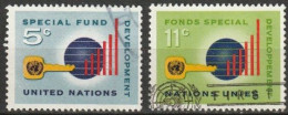 UNO New York 1965 Mi-Nr.148 - 149 O Gestempelt Sonderfonds Der UNO Für Entwicklungsländer( 4602) Günstiger Versand - Used Stamps