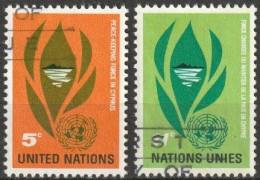 UNO New York 1965 Mi-Nr.150 - 151 O Gestempelt Friedenssicherungstruppen Der UNO ( 4604) Günstiger Versand - Used Stamps