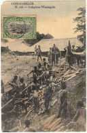 Congo Belge - Stanleyville - Indigènes Wasongola - Carte Postale Pour Alger (Algérie) - Juillet 1914 - Covers & Documents