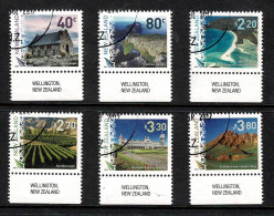 New Zealand 2016 Scenic Definitives  Marginal Set Of 6 Used - Used Stamps