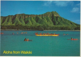 Aloha From Waikiki, Hawaii  Canoeing In Hawaii - Hawaï