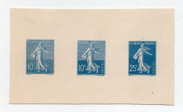 !!! EPREUVE COLLECTIVE DE 1906 POUR REMPLACER LA SEMEUSE LIGNEE PAR LA SEMEUSE CAMEE AVEC N°140 - Artist Proofs