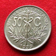 Bolivia 50 Centavos 1939 Bolivie W ºº - Bolivie