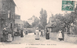 Le BOIS-d'OINGT (Rhône) - Entrée Du Bourg - Voyagé 1911 (2 Scans) Antoine Peillon, Hameau De Glay, St-Germain/l'Arbresle - Le Bois D'Oingt