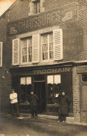 Maubert Fontaine * Carte Photo * Devanture Chaussures Marcel TROCHAIN * Articles De Paris * Commerce Magasin - Andere & Zonder Classificatie