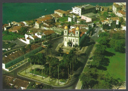 (PAN)  CP Brasil Turistico,76-SALVADOR -BA, Air View Of The Church Of Our Lord Of Bonfim. Unused - Eglises Et Cathédrales