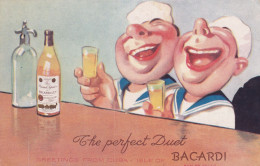 Advert Color Bacardi Rum 89 Proof The Perfect Duet  Rhum Sailor  Eau De Seltz - Cuba