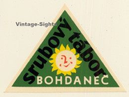 Bohdaneč / Czechia: Srubovy Tábor (Vintage Luggage Label) - Etiquetas De Hotel