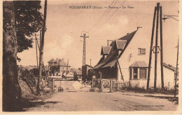 Folembray * Station , Le Parc * Passage à Niveau Ligne Chemin De Fer Aisne - Other & Unclassified
