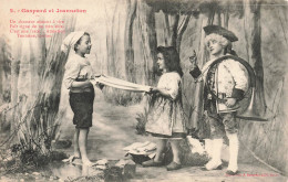 ENFANTS - Gaspard Et Jeanneton - Des Enfants Déguisés - Tuba - Carte Postale Ancienne - Szenen & Landschaften