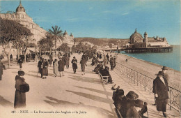 FRANCE - Nice - La Promenade Des Anglais Et La Jetée - Colorisé - Animé - Carte Postale Ancienne - Plätze