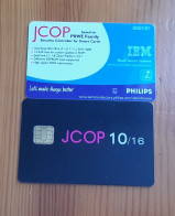 ANCIENNE CARTE A PUCE DEMONSTRATION IBM PHILIPS !!! - Exhibition Cards