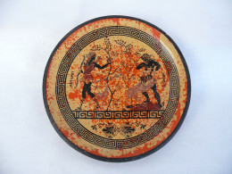 Vintage Wall Hanging Plate Artemis And Herakles Memorabilia Souvenir Greece #2132 - Other & Unclassified