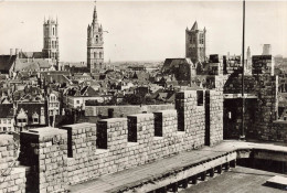 BELGIQUE - Gent - Panorama Et Château Des Comtes - Carte Postale Ancienne - Gent