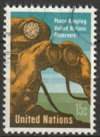 UNO New York 1966 Mi-Nr.170 O Gestempelt Militärbeobachter Der UNO ( 4636) Günstiger Versand 1,00€ - 1,20€ - Used Stamps