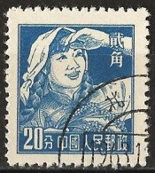 China 1956 - Mi 304 - YT 1067 ( Farm Girl ) - Used Stamps