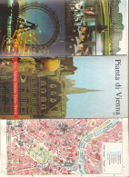 B2494 - BROCHURE AUSTRIA - PIANTA DI VIENNA Ed. Goldman-Druck Anni '80 - Cartes Topographiques