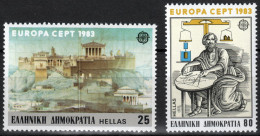 Greece 1983 Europa CEPT (**)  Mi 1513-14 - €4,-; Y&T 1491-92 - € 4,- - 1983