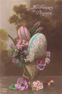 FÊTES - VŒUX - Heureuses Pâques - Œufs - Colorisé - Carte Postale Ancienne - Easter