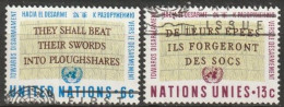 UNO New York 1967 Mi-Nr.187 - 188 O Gestempelt Weltausstellung EXPO 67 Montreal ( 4676)  Versand 1,00€ - 1,20€ - Gebraucht