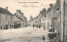 Dormans * La Rue De Châlons * Villageois - Dormans