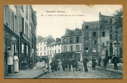 GENTILLY  (94) : " PLACE DE LA FONTAINE Et RUE FRILEUSE " - Gentilly