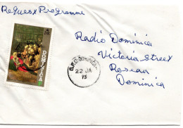 60393 - Dominica - 1973 - 8c Boccaccino EF A Bf DOMINICA -> Roseau - Religione