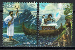 Norway 2004 - Yv.1443/1444 Mi.1500/1501 - Used - La Mythologie Nordique, Le Monde Des Dieux - Gebraucht