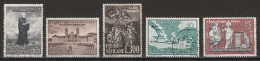 Vatican 1961 : Timbres Yvert & Tellier N° 316 - 317 - 321 - 322 - 323 - 329 - 331 - 332 - 336 Et 343 Oblitérés. - Usati