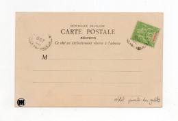 !!! REUNION, CPA DE CILAOS NON VOYAGEE, CACHET DE POINTE DES GALETS DE 1903 - Brieven En Documenten