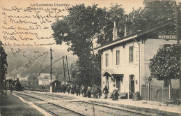 Marbache * La Gare Du Village * Arrivée Du Train * Ligne Chemin De Fer - Andere & Zonder Classificatie